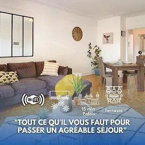 Appartement Elisa - Traversant - Terrasse - Verrière Côte D'azur, Cannes